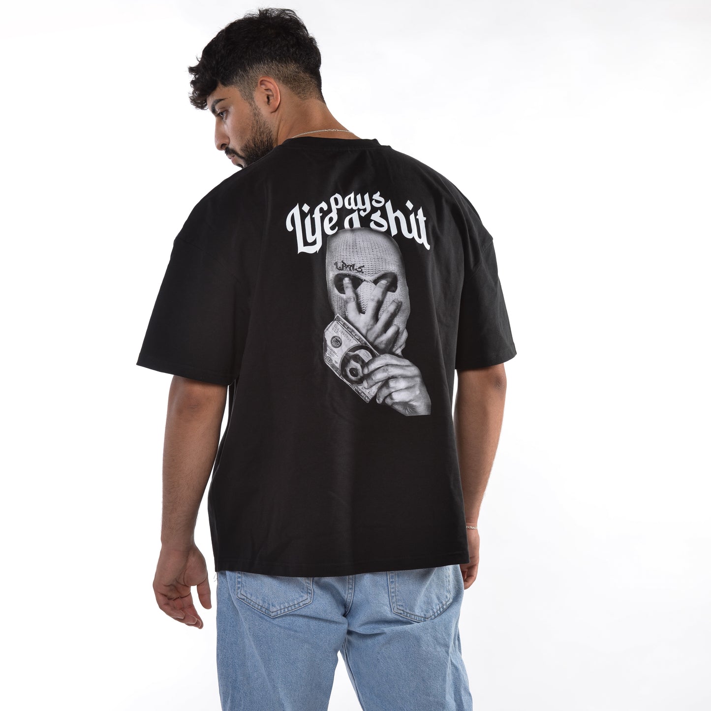 Oversize T-Shirt ''Mask'' Backprint